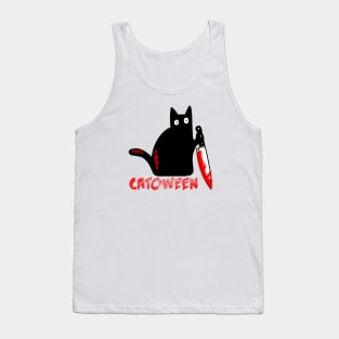 Halloween Cat // Catoween Tank Top